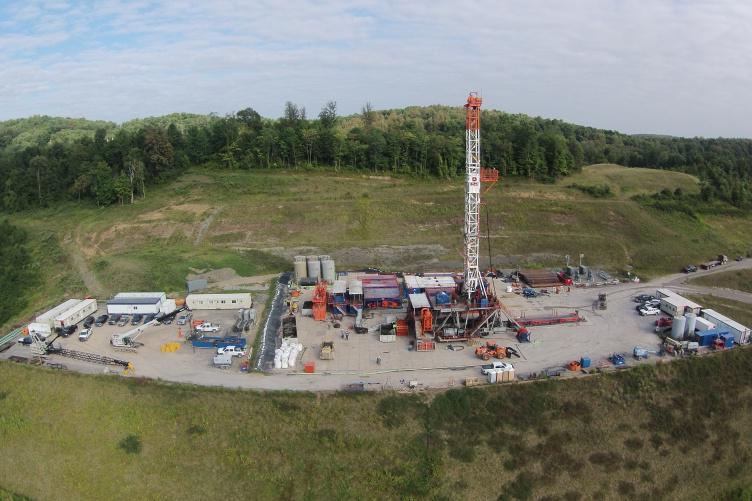 Marcellus Shale fracking site